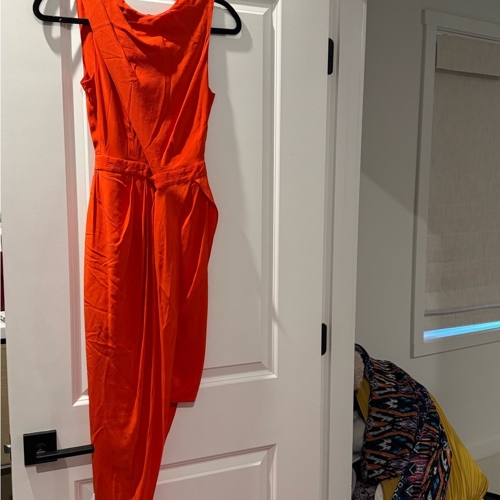 Elegant Orange Jumpsuit